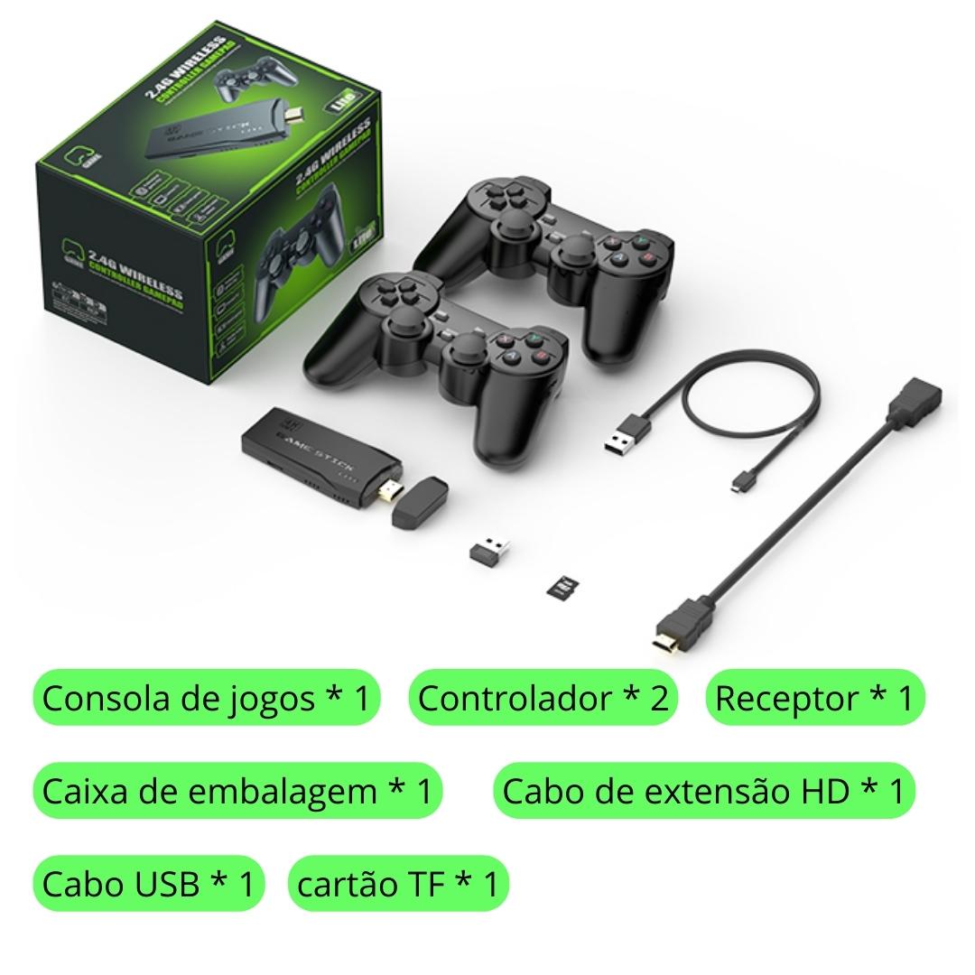 Y3 LITE 4K Console de Jogo Controles 2.4G Sem fio Com 32GB-64GB