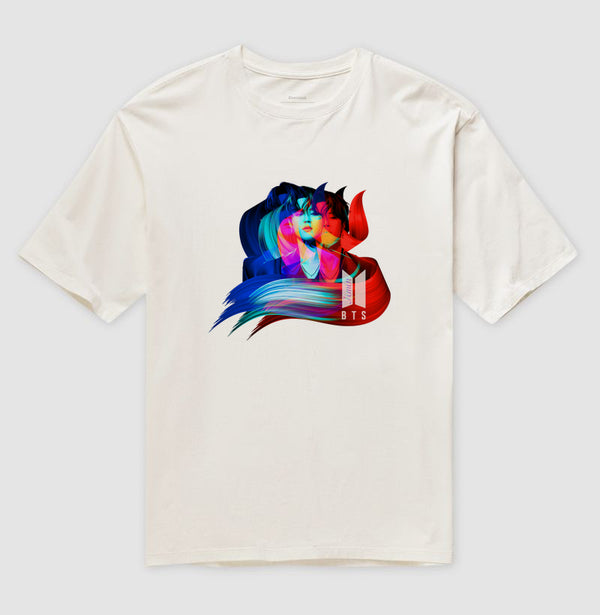 Camiseta Oversized - Jimin B-T-S - Unissex