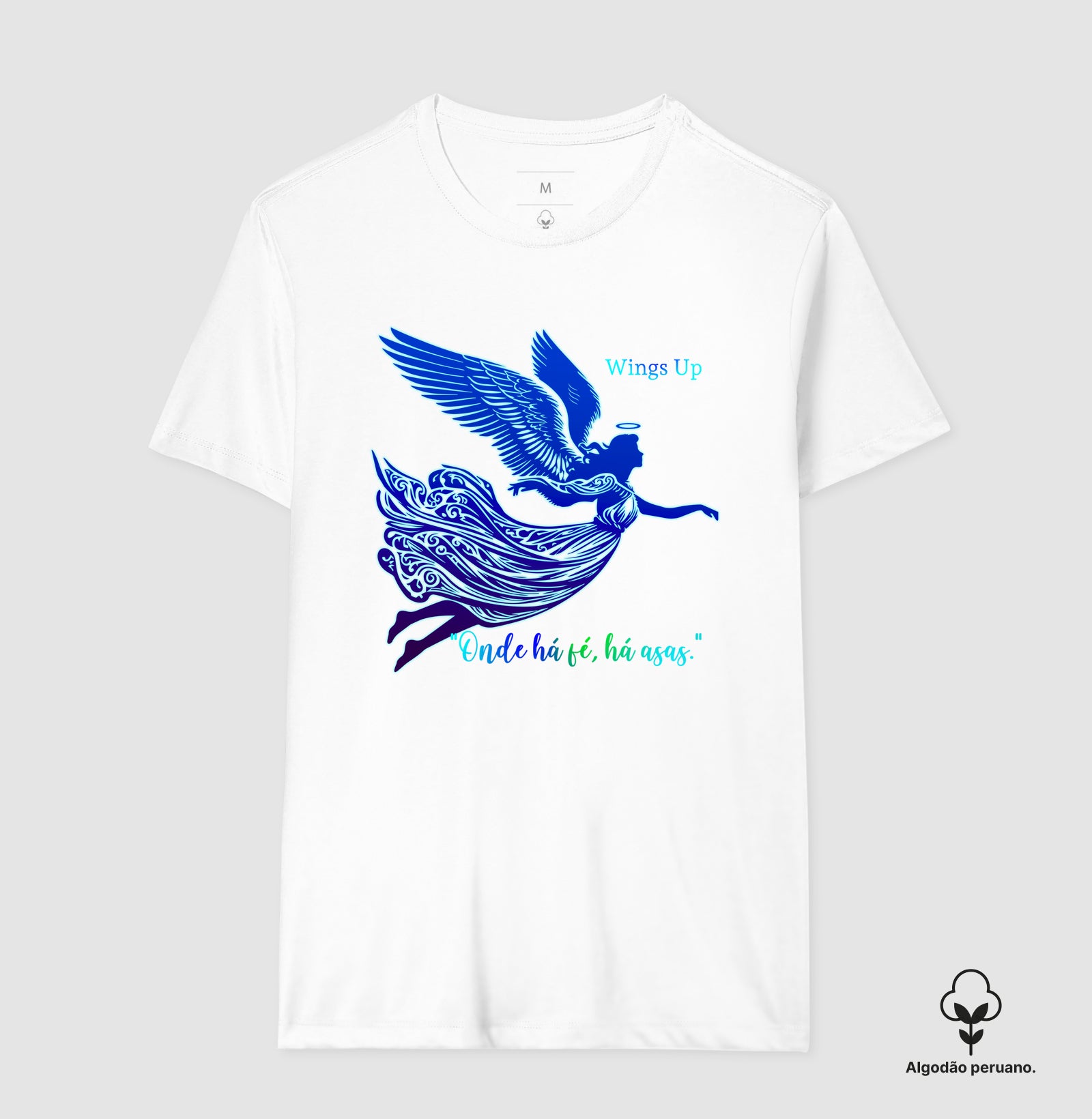 Camiseta Algodão Peruano Wings Up Algodão