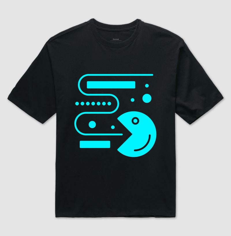 Camiseta Oversized Pac-Man
