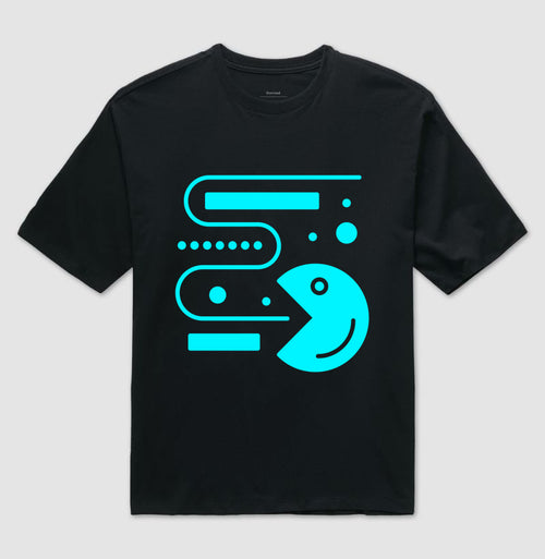 Camiseta Oversized Pac-Man