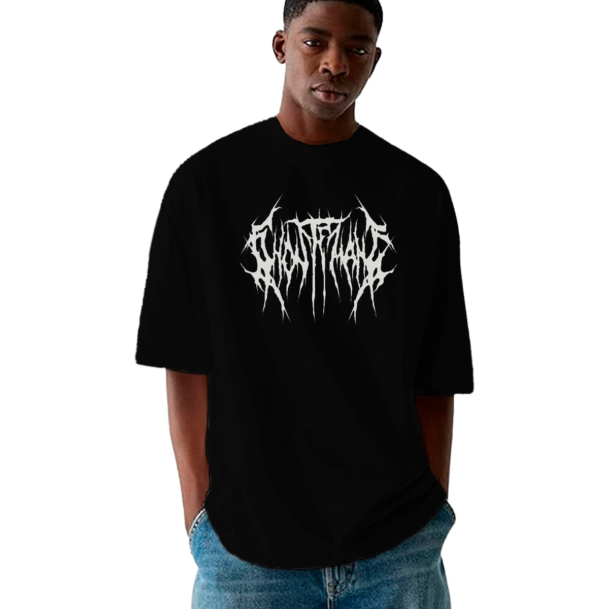 Camiseta Masculina Oversized Ghostemane Metal Rock