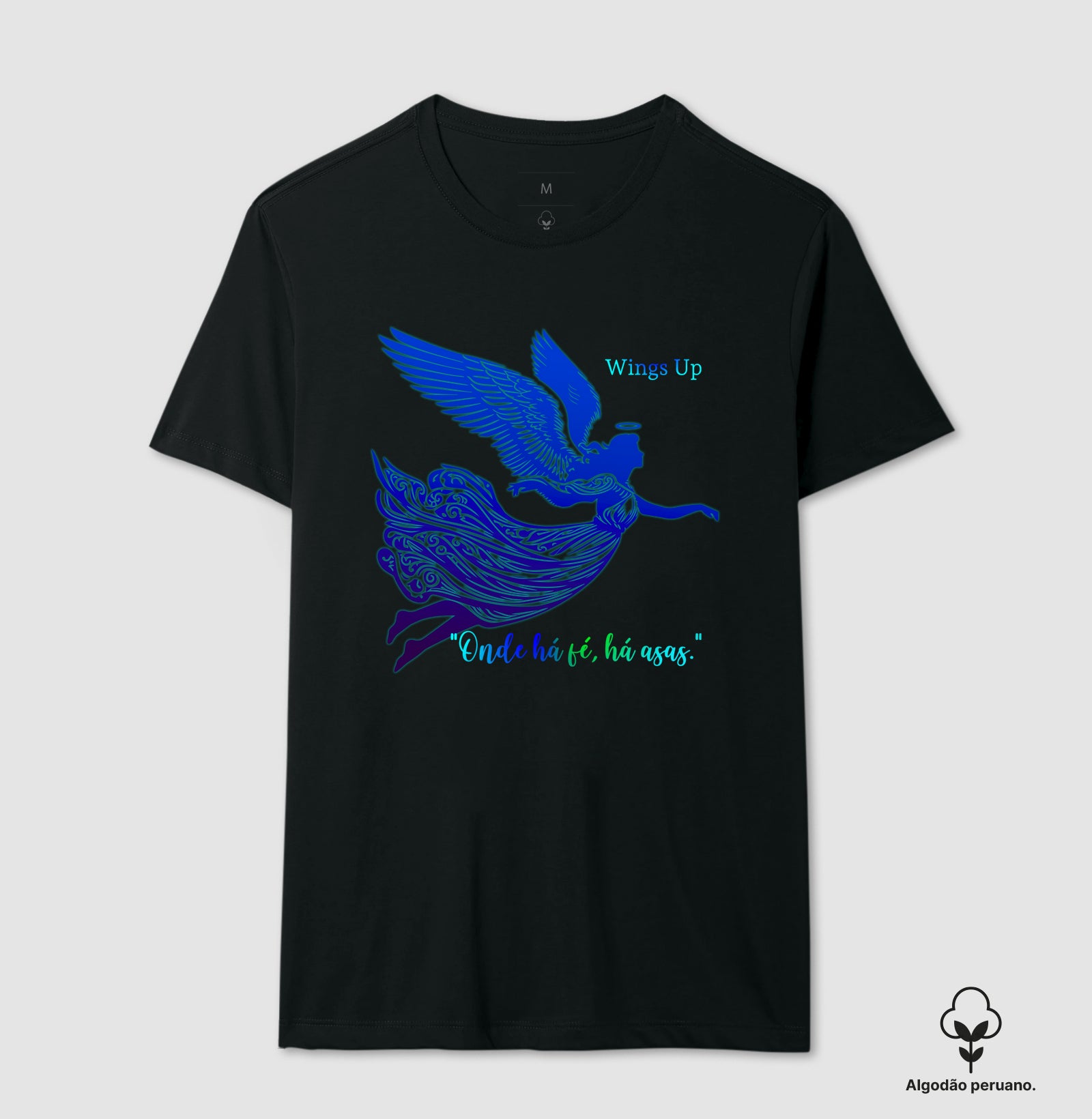 Camiseta Algodão Peruano Wings Up Algodão