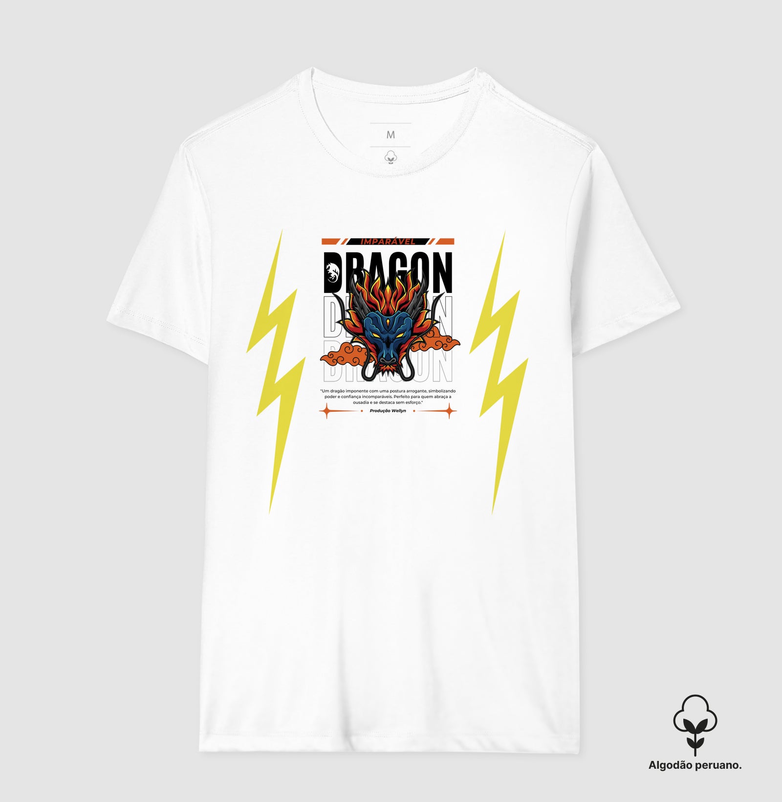 Camiseta Algodão Dragon