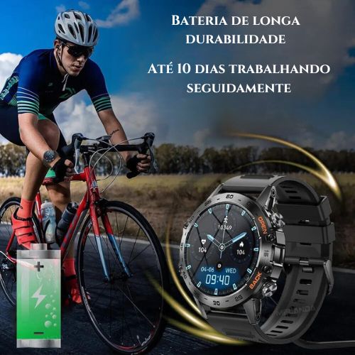 MEVADEN- Smartwatch para Homens, Chamada Bluetooth, Esportes, Rastreador De Fitness, IP67, Impermeável, Android, iOS