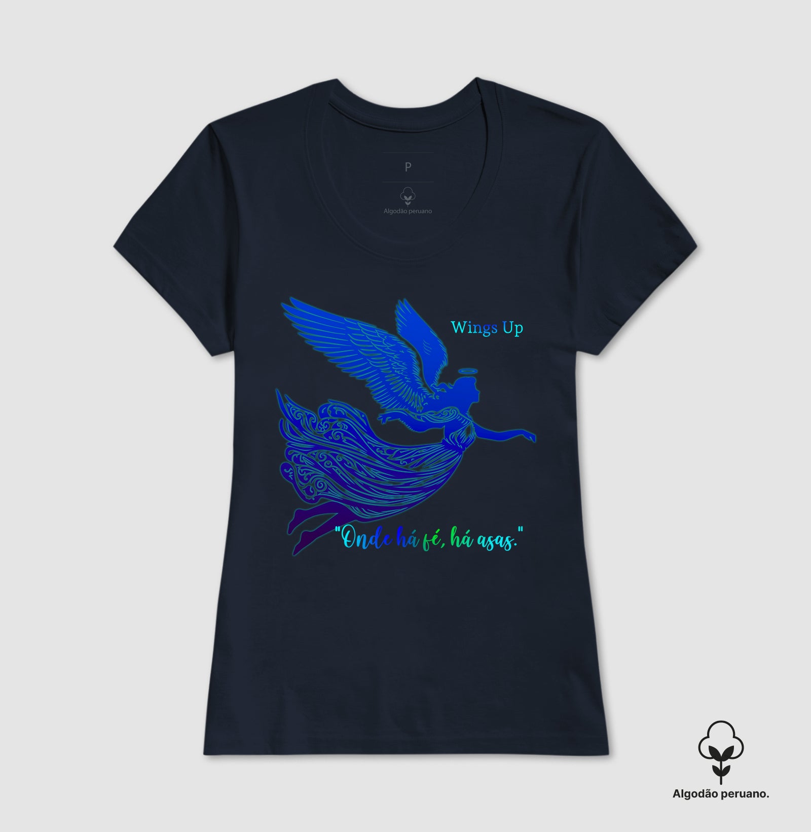Camiseta Algodão Peruano Wings Up