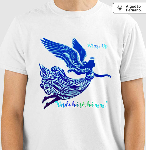 Camiseta Algodão Peruano Wings Up Algodão