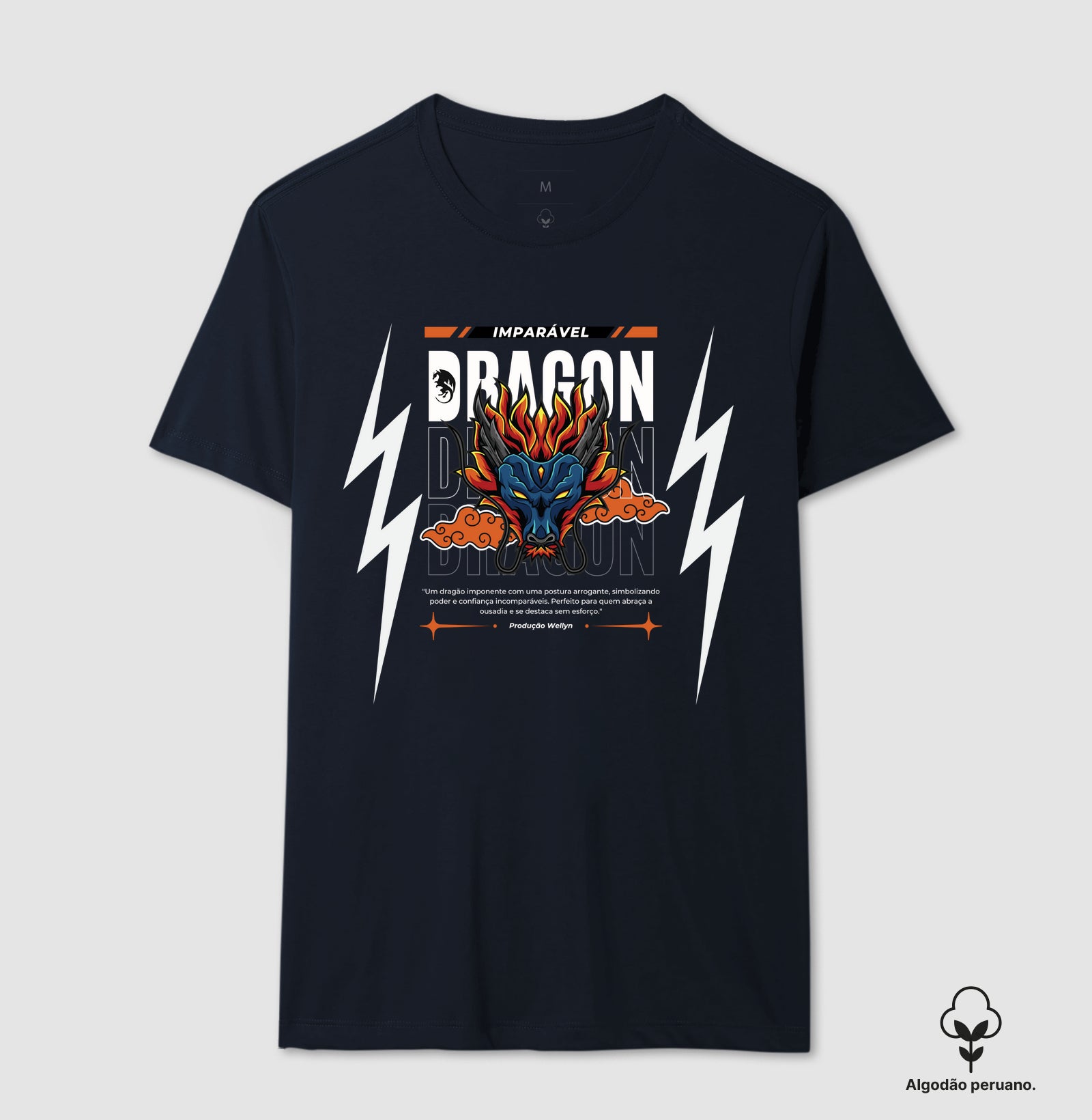 Camiseta Algodão Dragon
