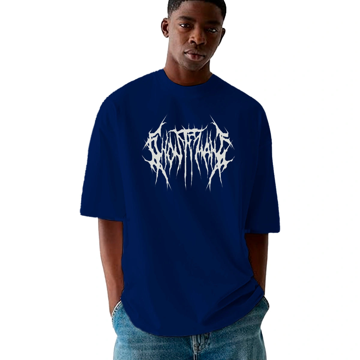 Camiseta Masculina Oversized Ghostemane Metal Rock