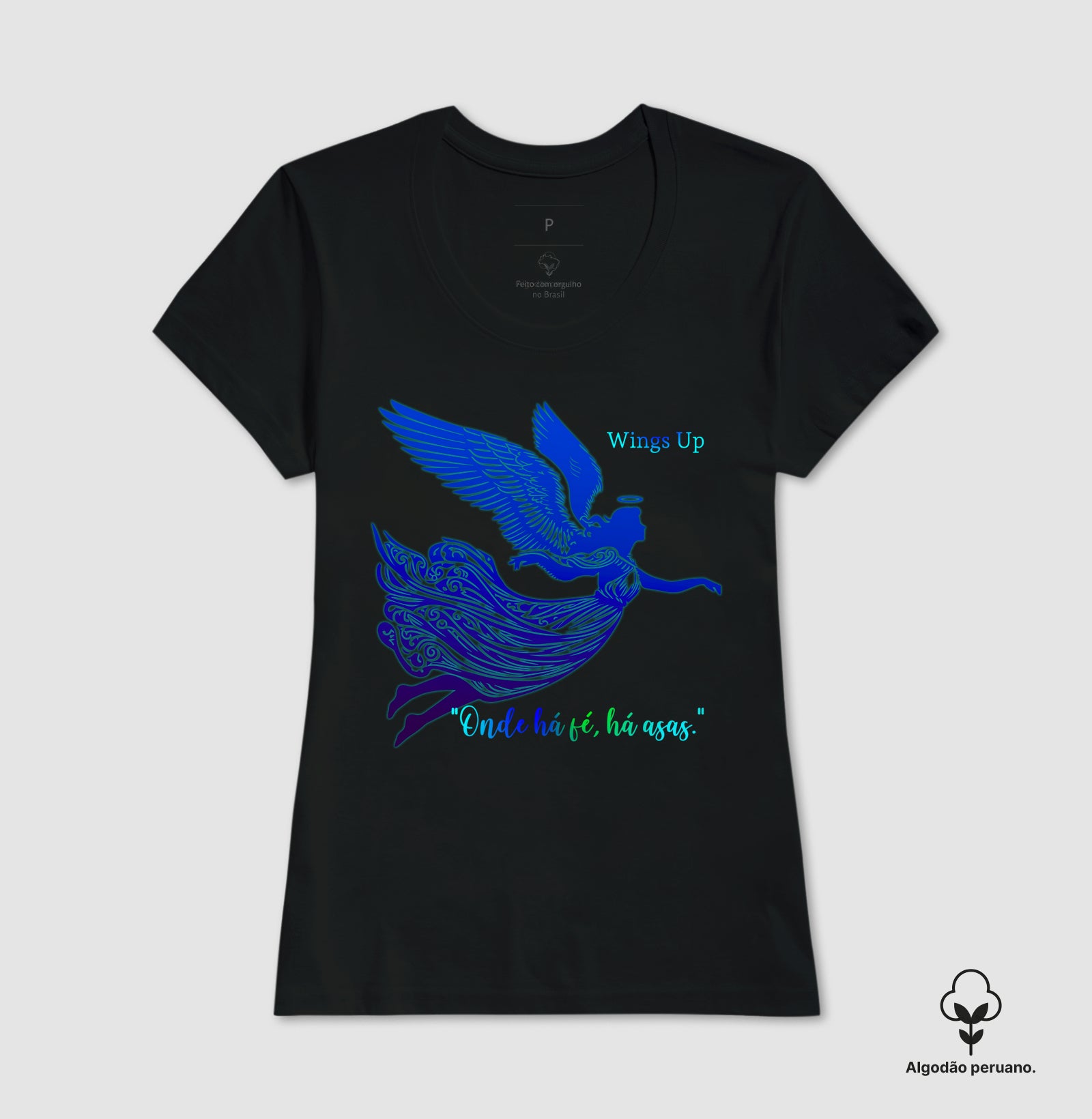 Camiseta Algodão Peruano Wings Up
