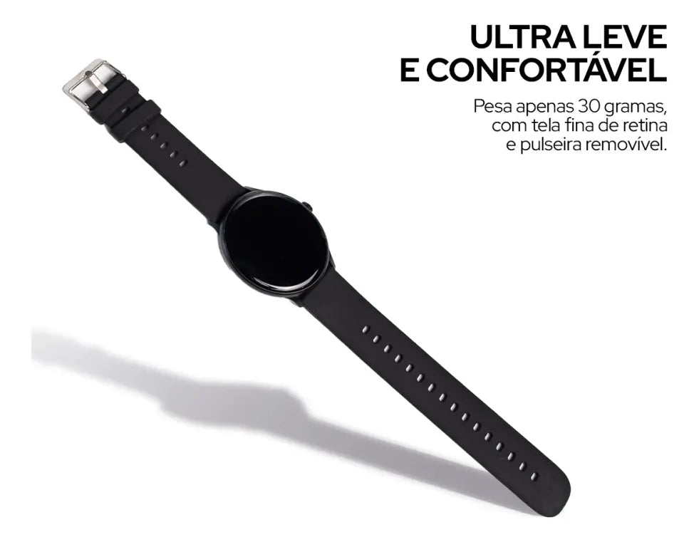 Smartwatch Wb Redondo 46mm, Tela 1,39 Fitness Tracker Rosa