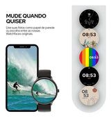 Smartwatch Wb Redondo 46mm, Tela 1,39 Fitness Tracker Rosa