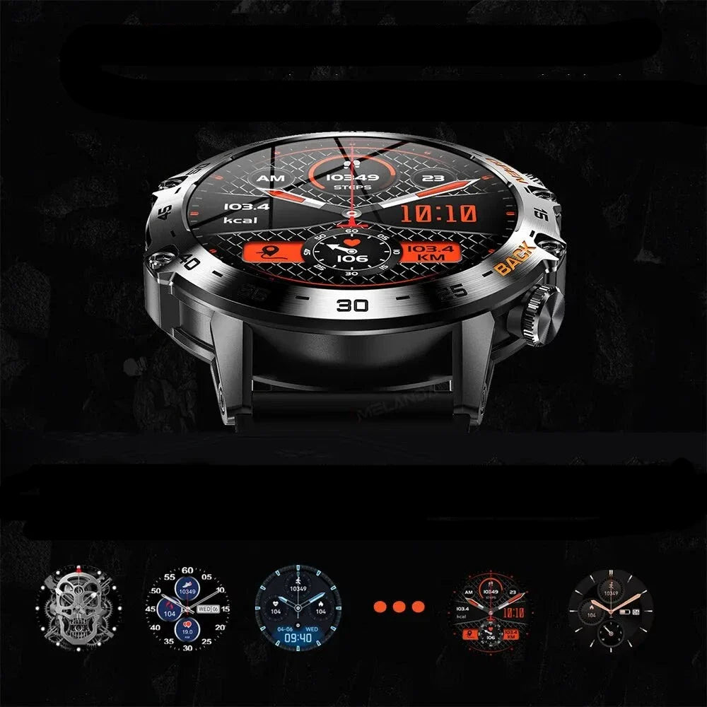 MEVADEN- Smartwatch para Homens, Chamada Bluetooth, Esportes, Rastreador De Fitness, IP67, Impermeável, Android, iOS