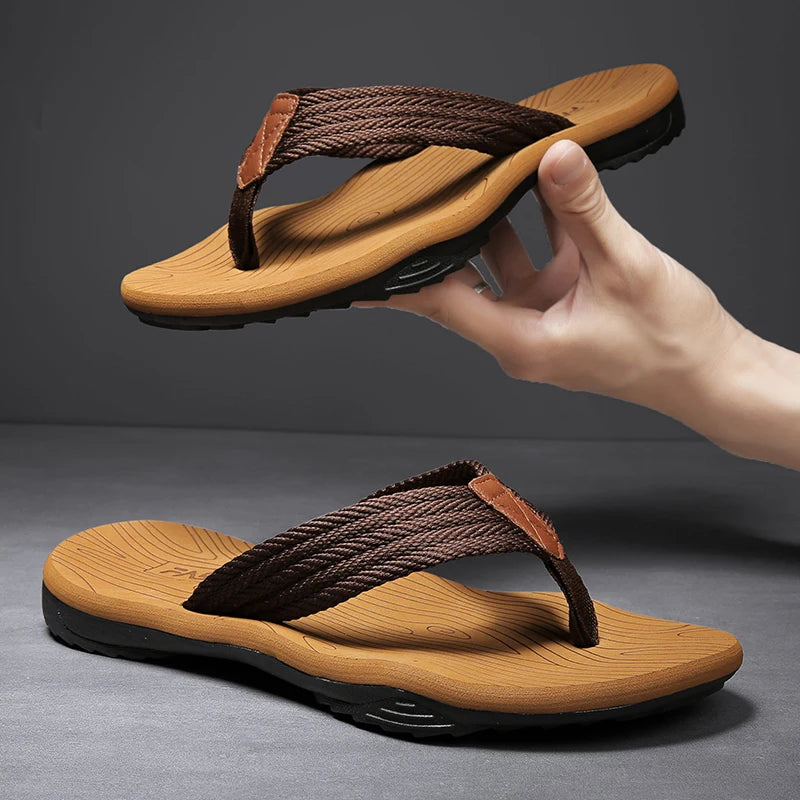Chinelos casuais, moda ao ar livre, marca de alta qualidade
