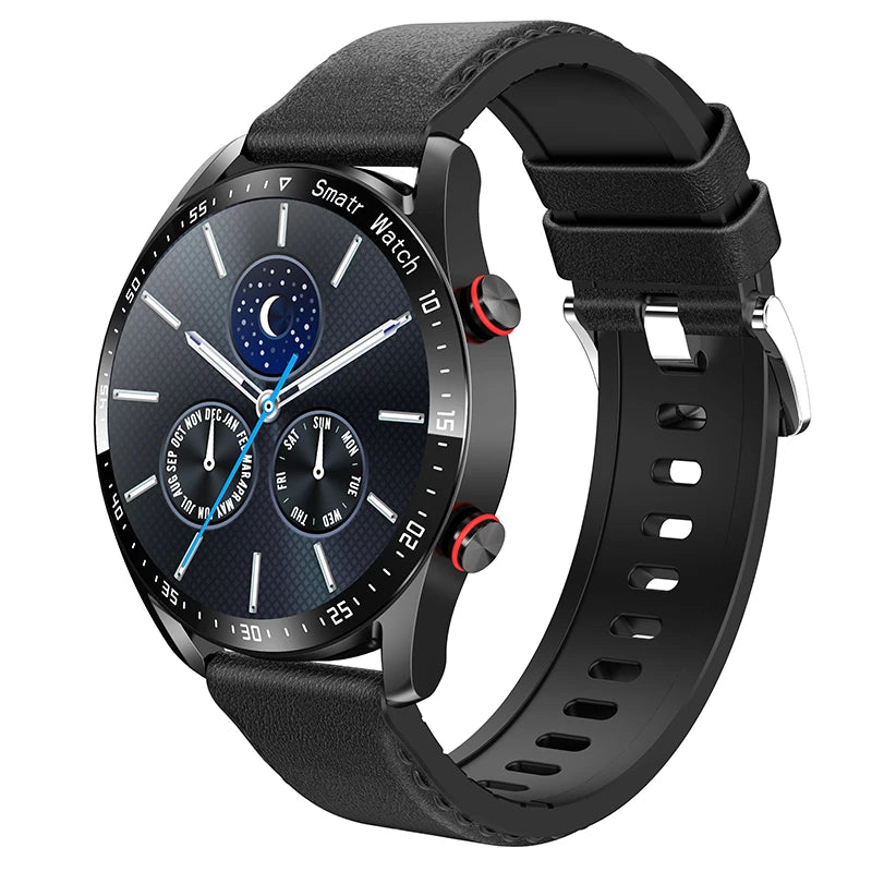 Relógio Smart Watch masculino com chamada Bluetooth ECG + PPG, pressão arterial, fitness, esportivo, à prova d'água