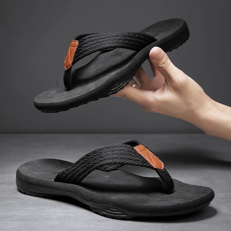 Chinelos casuais, moda ao ar livre, marca de alta qualidade