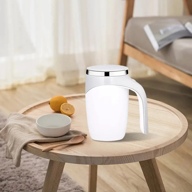 Agitação automática caneca magnética, aço inoxidável, misturador elétrico inteligente