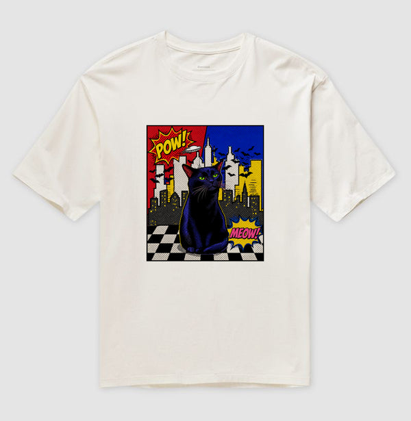 Camiseta Oversized Pop art - Pow!
