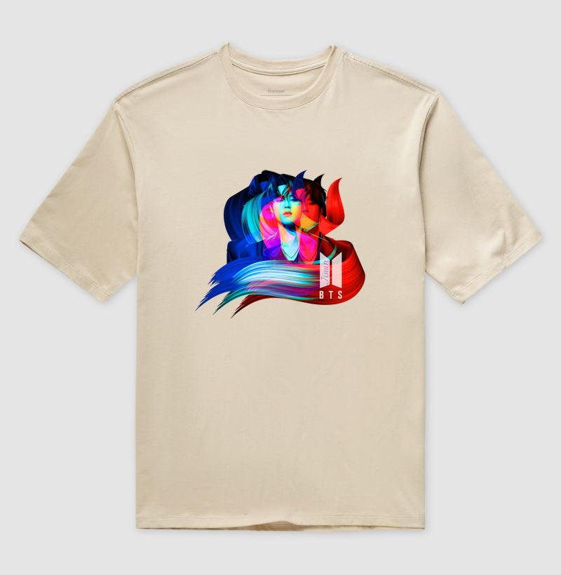 Camiseta Oversized - Jimin B-T-S - Unissex