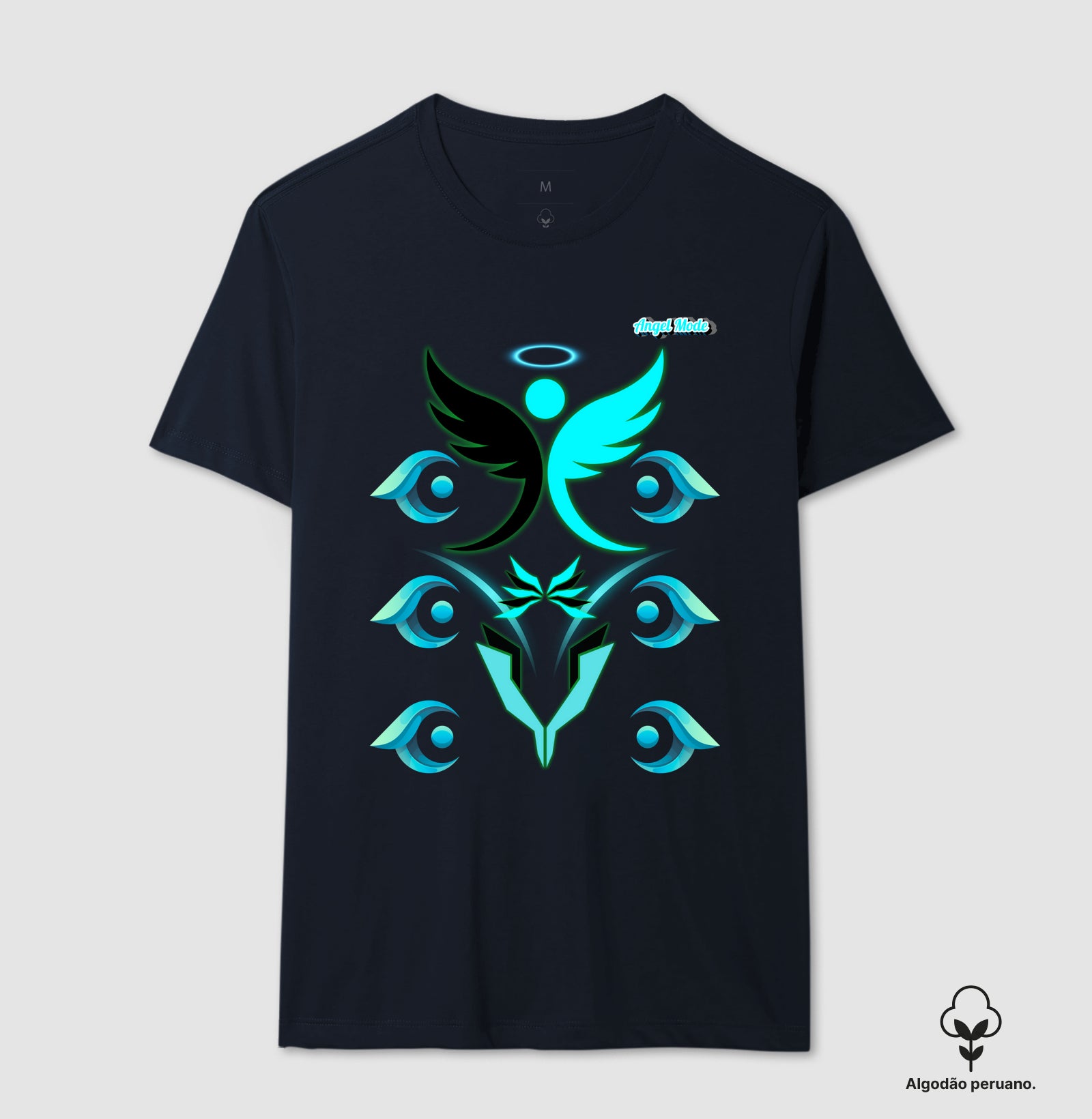 Camiseta Algodão Peruano Angel Mode
