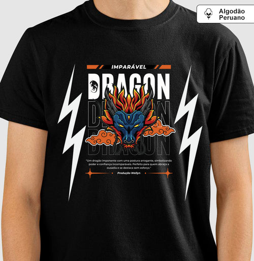 Camiseta Algodão Dragon