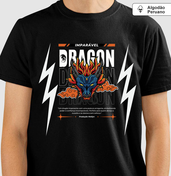Camiseta Algodão Dragon
