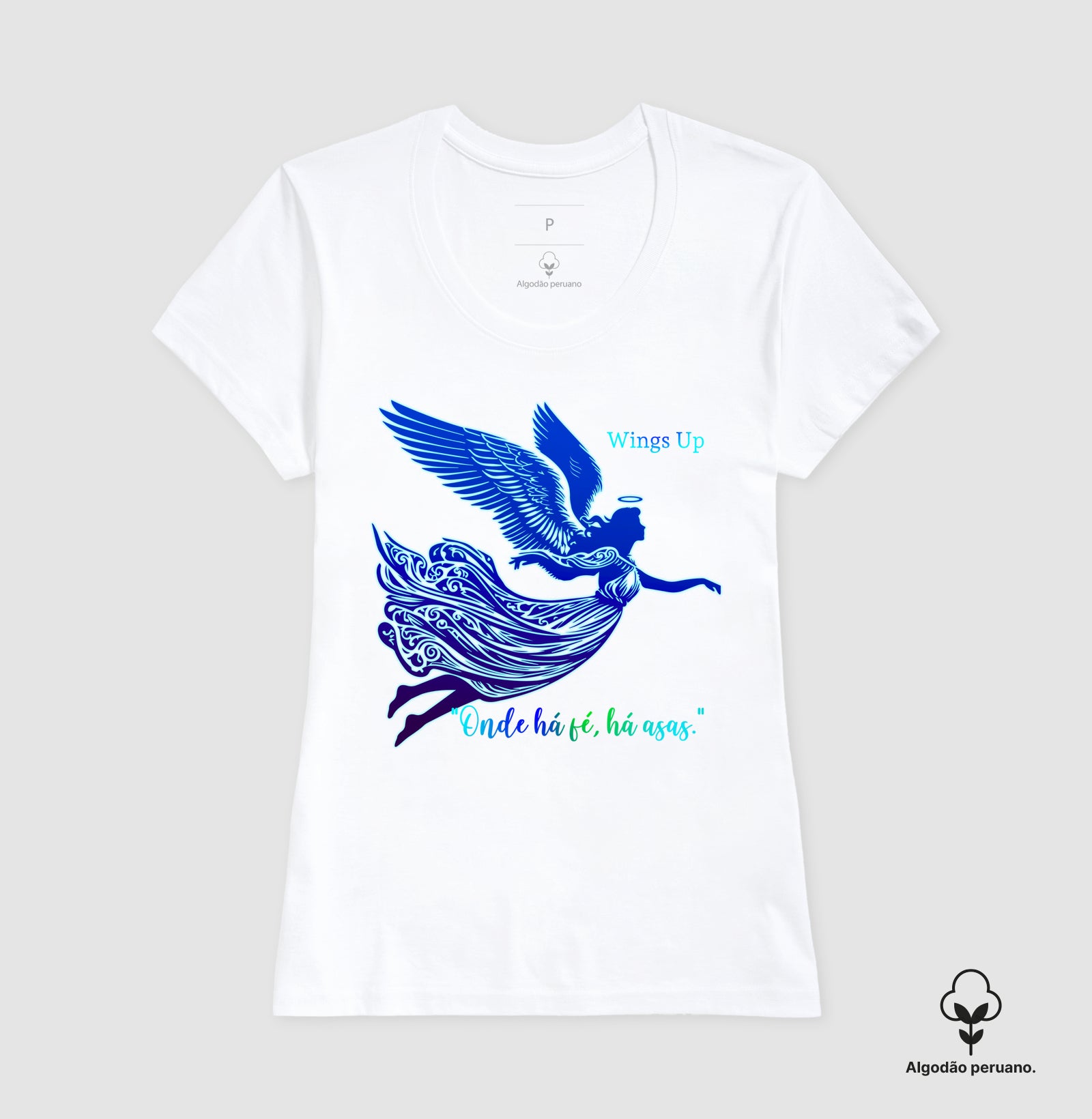 Camiseta Algodão Peruano Wings Up