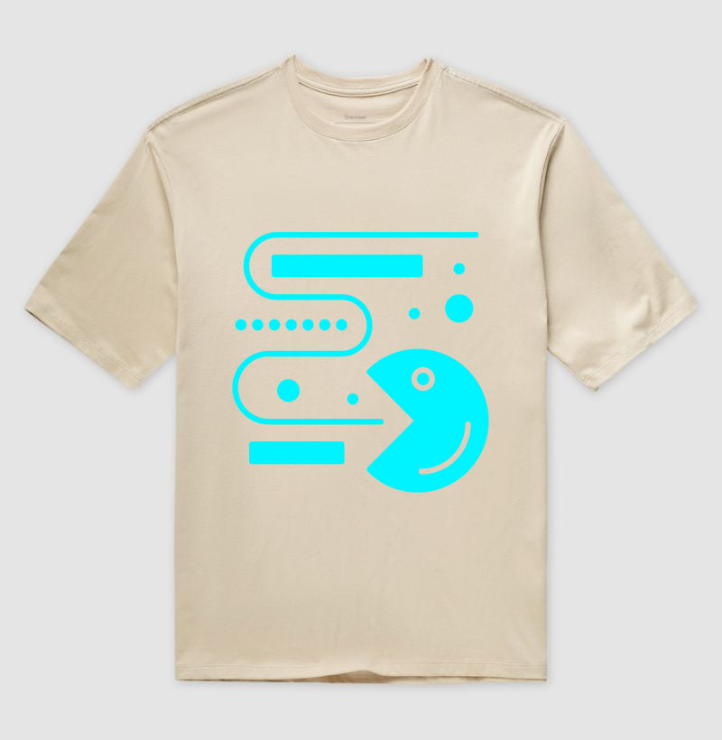 Camiseta Oversized Pac-Man