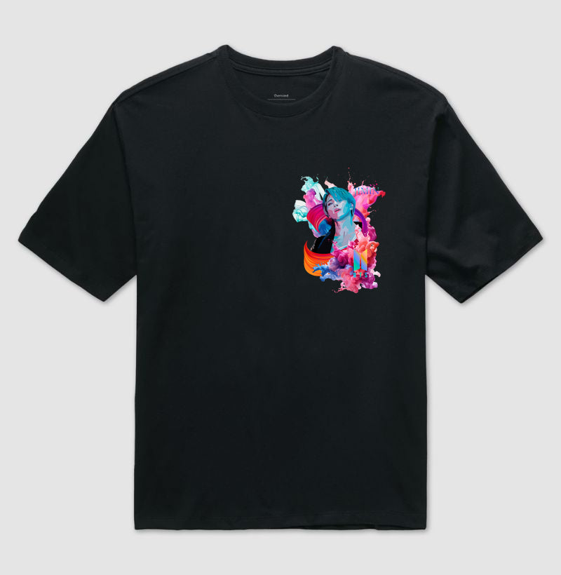 Camiseta Oversized - Jimin B-T-S - Unissex