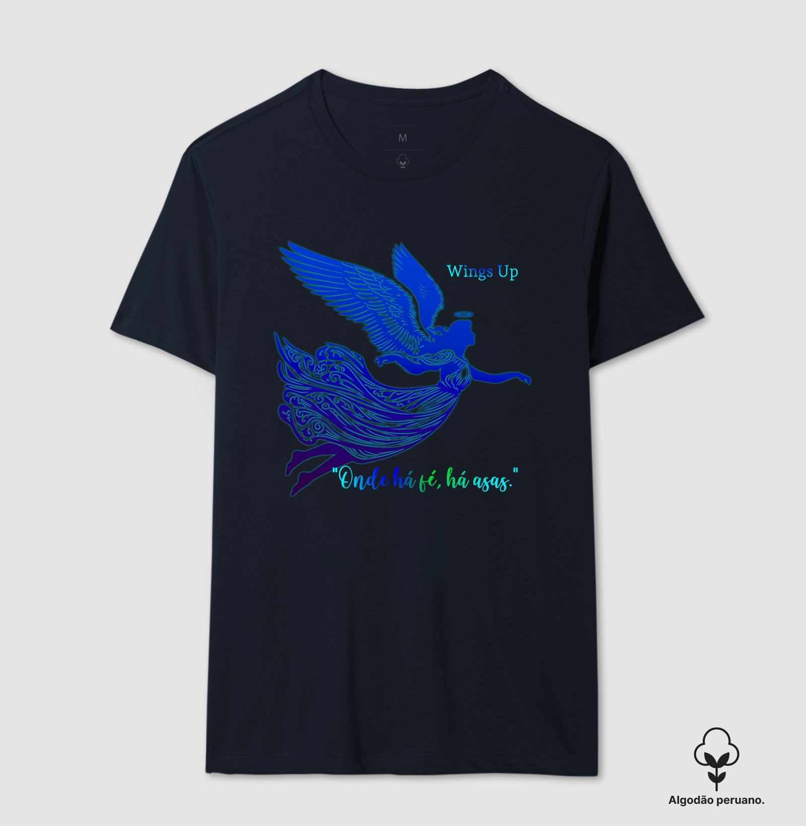 Camiseta Algodão Peruano Wings Up Algodão