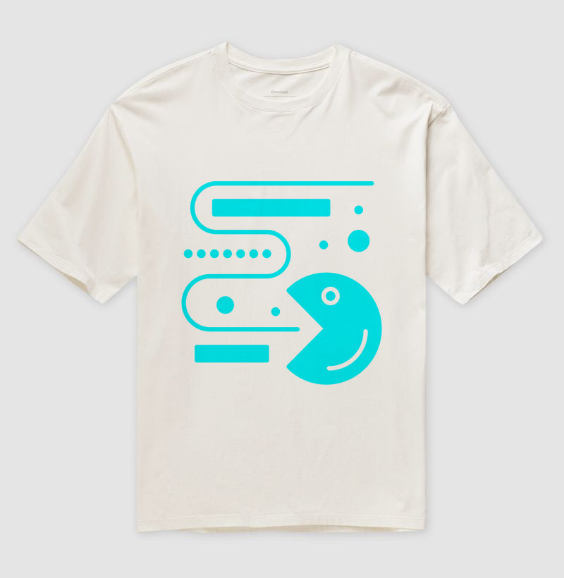 Camiseta Oversized Pac-Man