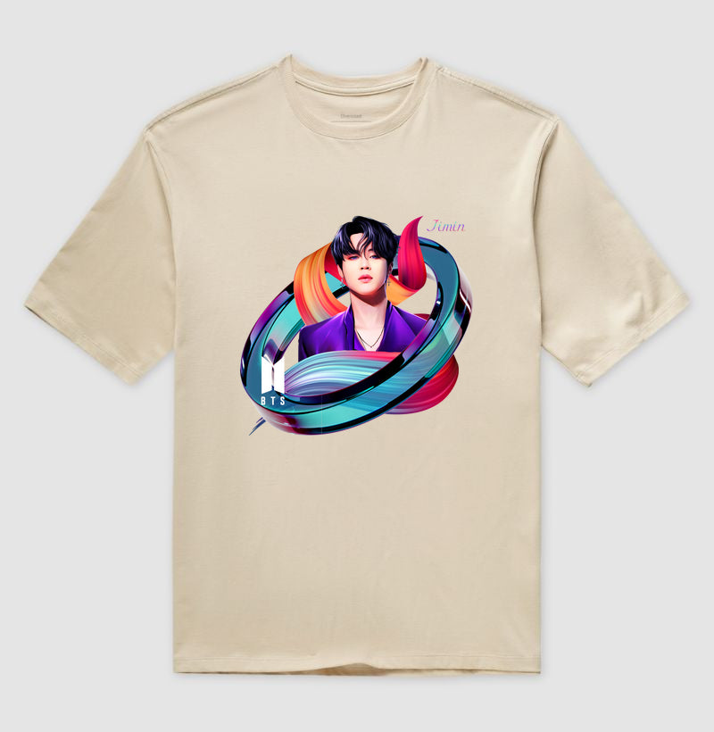 Camiseta Oversized - Jimin B-T-S - Unissex