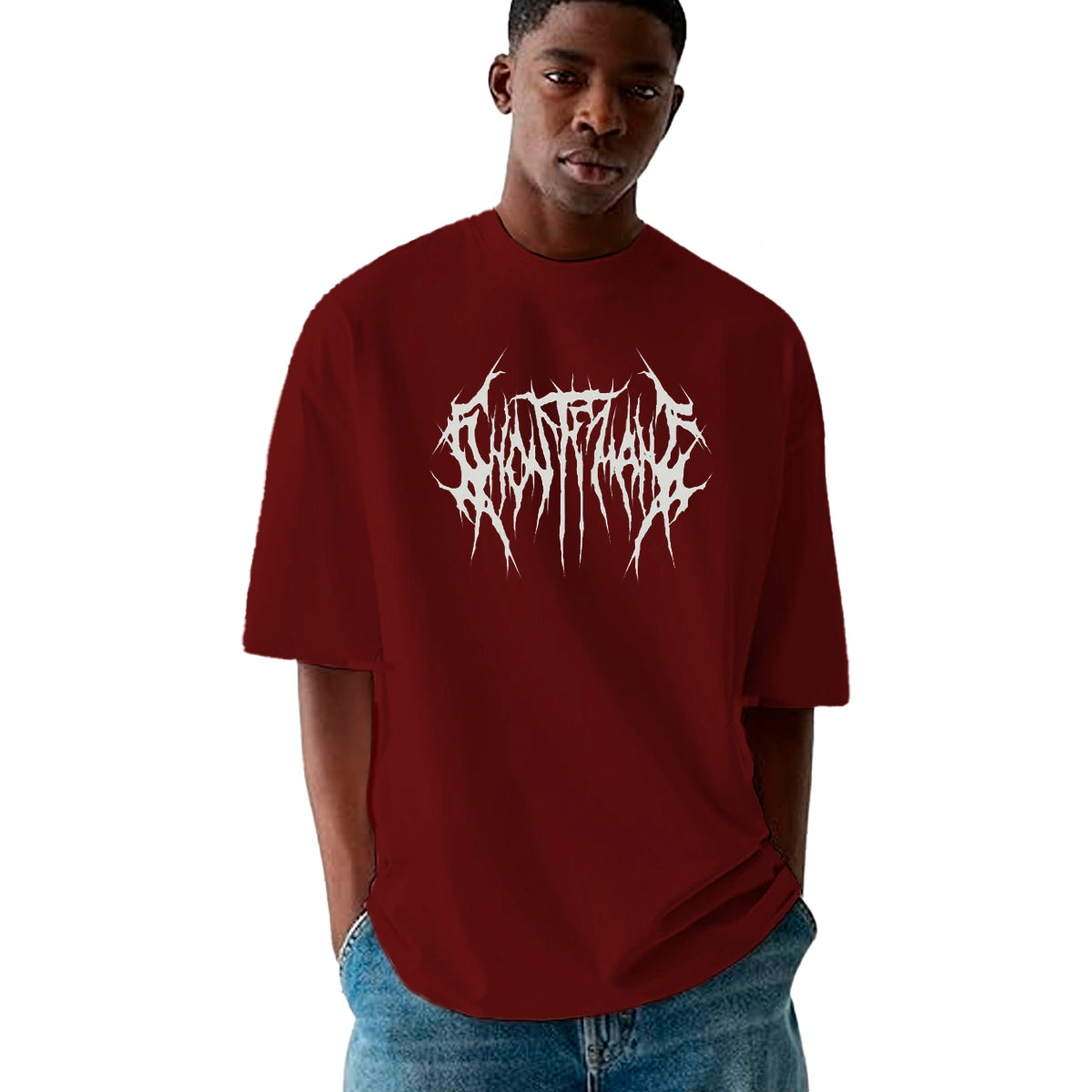Camiseta Masculina Oversized Ghostemane Metal Rock
