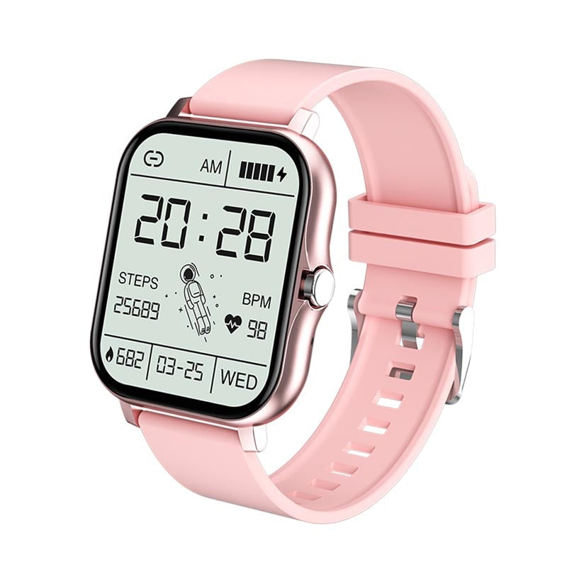 Relógios smartwatch, Detecção de frequência cardíaca, chamada Bluetooth, para homens mulheres