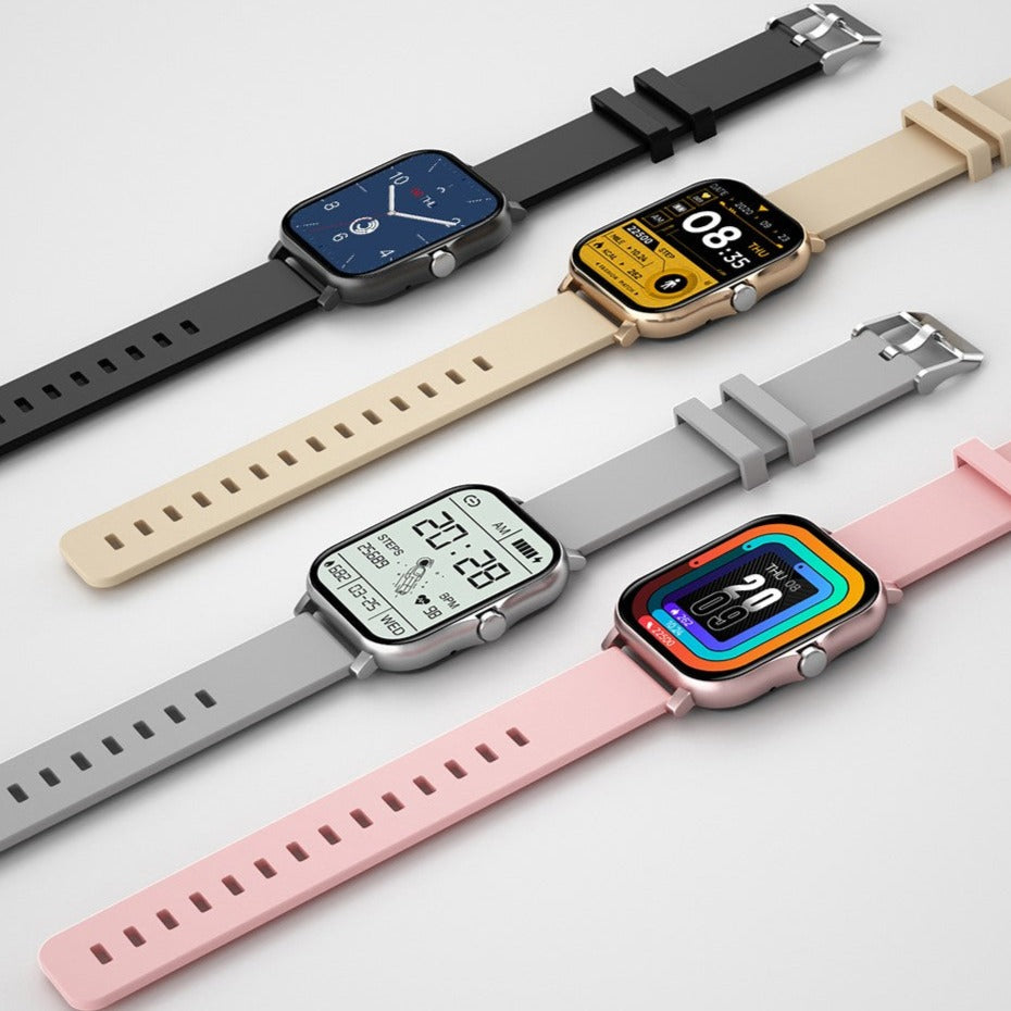 Relógios smartwatch, Detecção de frequência cardíaca, chamada Bluetooth, para homens mulheres